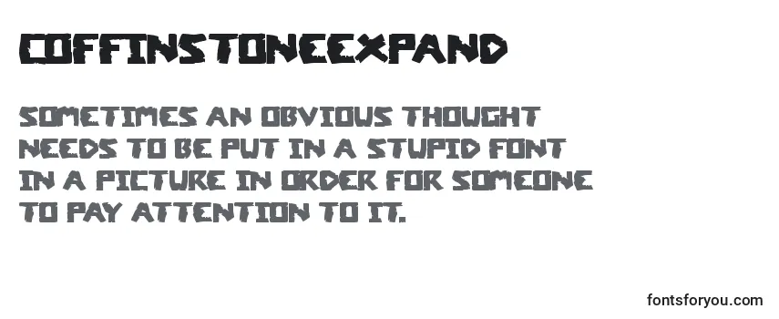 Review of the Coffinstoneexpand Font