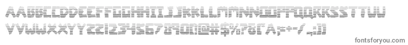 coffinstonegrad-fontti – harmaat kirjasimet valkoisella taustalla