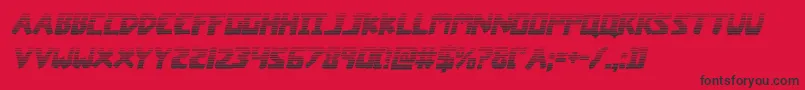 coffinstonegradital Font – Black Fonts on Red Background