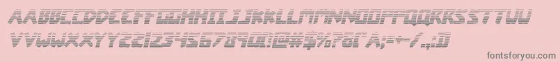 coffinstonegradital Font – Gray Fonts on Pink Background
