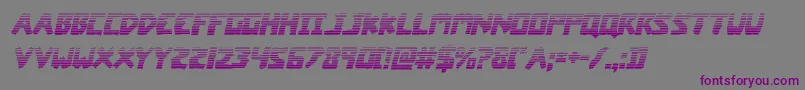 coffinstonegradital Font – Purple Fonts on Gray Background