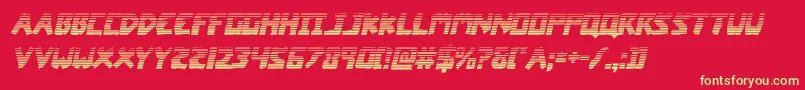 coffinstonegradital Font – Yellow Fonts on Red Background