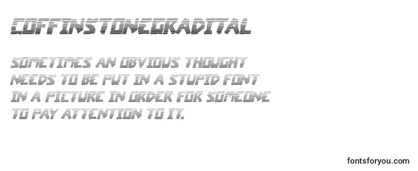 Review of the Coffinstonegradital Font