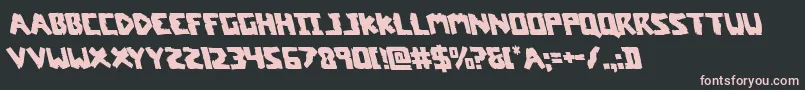 Шрифт coffinstoneleft – розовые шрифты на чёрном фоне