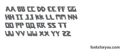 Review of the Coffinstoneleft Font