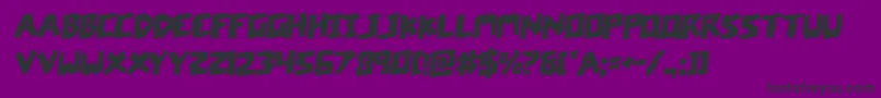 coffinstonerotal Font – Black Fonts on Purple Background