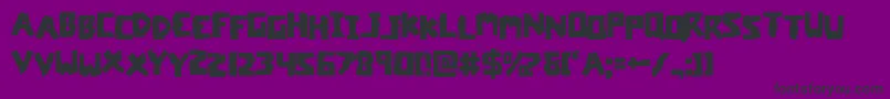 coffinstonestag Font – Black Fonts on Purple Background