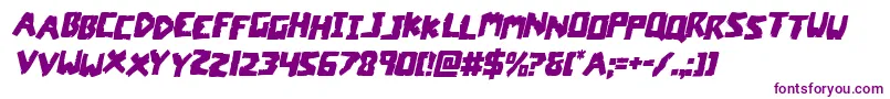coffinstonestagital Font – Purple Fonts on White Background