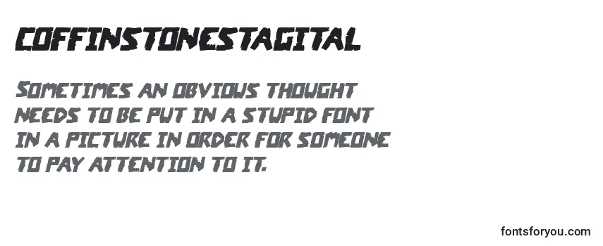 Coffinstonestagital Font