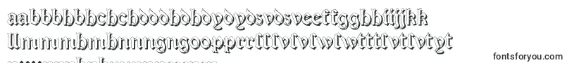 SalterioShadowTwo-Schriftart – shona Schriften