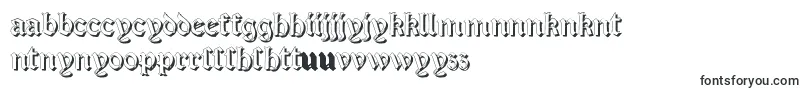 Шрифт SalterioShadowTwo – руанда шрифты
