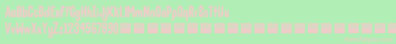 Cold Crush   Demo Font – Pink Fonts on Green Background