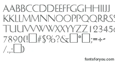 DelphinRegularDb font – antique Fonts