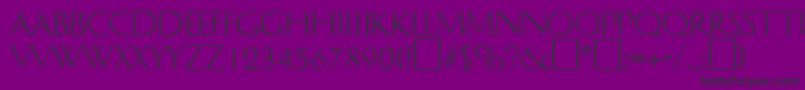 DelphinRegularDb Font – Black Fonts on Purple Background