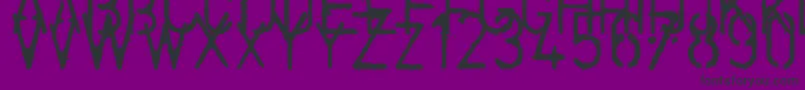 coldcoffee  2005       Font – Black Fonts on Purple Background