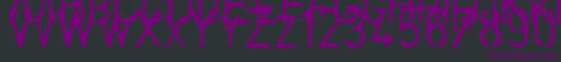 coldcoffee  2005       Font – Purple Fonts on Black Background