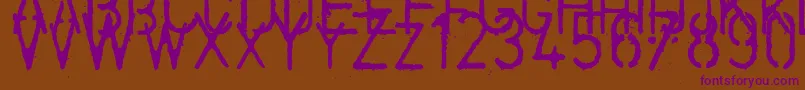 coldcoffee  2005       Font – Purple Fonts on Brown Background