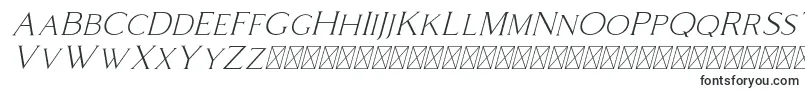 Czcionka Coldiac Italic – czcionki OTF