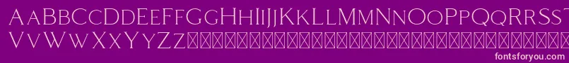 Coldiac Font – Pink Fonts on Purple Background