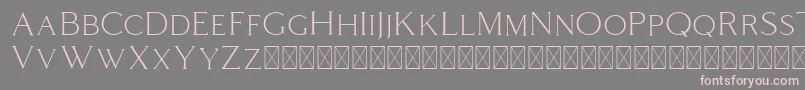 Coldiac Font – Pink Fonts on Gray Background