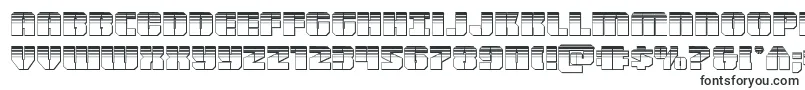 Шрифт Warpthrusterplat – шрифты иконки