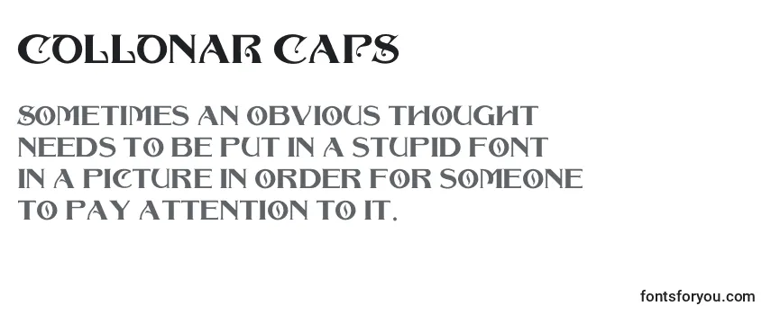 COLLONAR CAPS-fontti