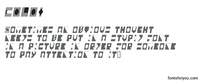 Обзор шрифта COLOI    (123717)
