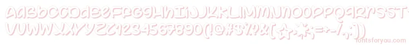 Color Your World   Font – Pink Fonts on White Background