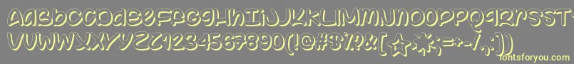 Color Your World   Font – Yellow Fonts on Gray Background