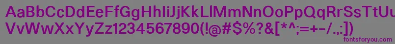 Шрифт HeltarSemibold – фиолетовые шрифты на сером фоне