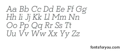 Coltan Gea LightItalic demo FFP-fontti