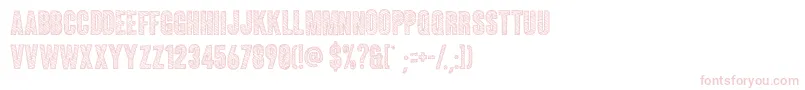 Coluna Sketch Font – Pink Fonts on White Background