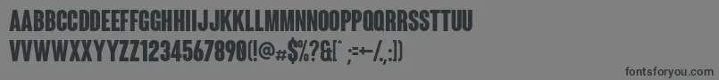 Coluna Font – Black Fonts on Gray Background
