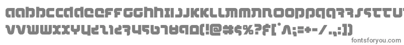 combatdroid Font – Gray Fonts on White Background