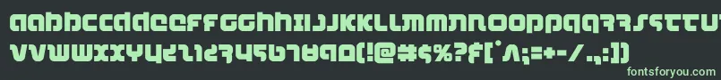 combatdroid Font – Green Fonts on Black Background