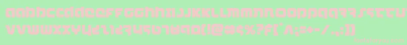 combatdroid Font – Pink Fonts on Green Background