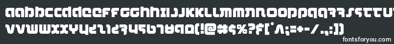combatdroid Font – White Fonts on Black Background