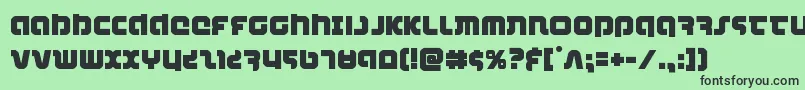 combatdroid Font – Black Fonts on Green Background