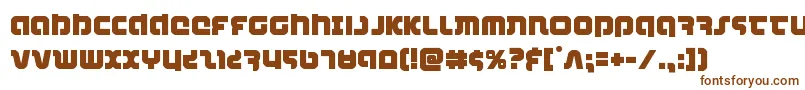 combatdroid Font – Brown Fonts on White Background