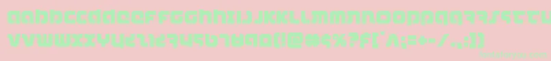 Weitere Informationen zur combatdroid-Schriftart combatdroid-Schriftart – Grüne Schriften auf rosa Hintergrund