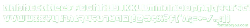 combatdroid3d Font – Green Fonts on White Background