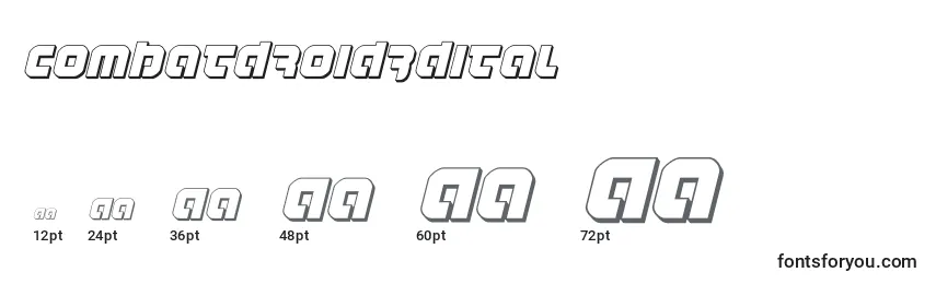 Combatdroid3dital Font Sizes