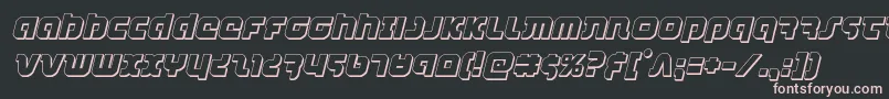 combatdroid3dital Font – Pink Fonts on Black Background