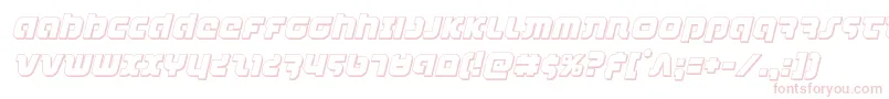 combatdroid3dital Font – Pink Fonts on White Background