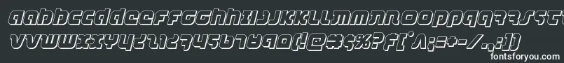 combatdroid3dital Font – White Fonts on Black Background