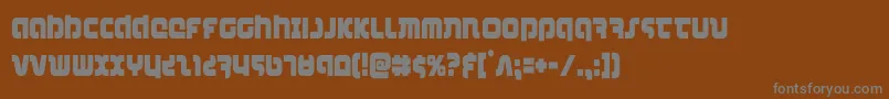 フォントcombatdroidcond – 茶色の背景に灰色の文字