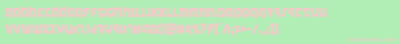 combatdroidcond Font – Pink Fonts on Green Background