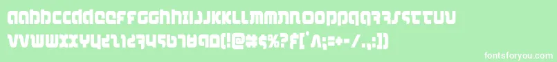 combatdroidcond Font – White Fonts on Green Background