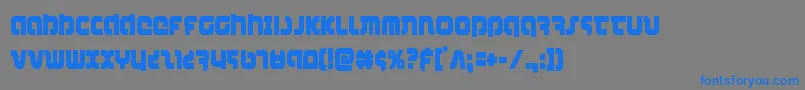 combatdroidcond-fontti – siniset fontit harmaalla taustalla