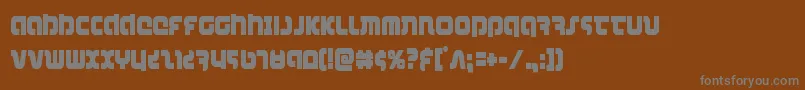 combatdroidcond-fontti – harmaat kirjasimet ruskealla taustalla